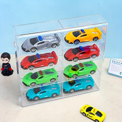 Car Model Storage Box Display Shelf Cabinet Partition