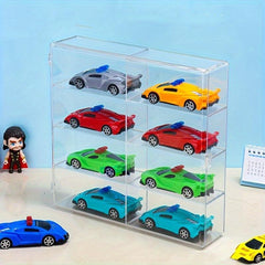 Car Model Storage Box Display Shelf Cabinet Partition