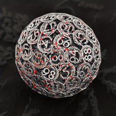100 Sided Metal Skeleton Dragon Dice Board Game Accessories