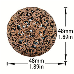 Metal Hollow Dragon 100 Sides Board Game Character Accessories