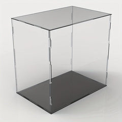 Acrylic Display Box Case Dustproof Tray Collectibles 25x20x30cm
