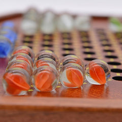 Hexagon Jumping Chess Drawer Storage Chess Game Puzzle Wooden Chess