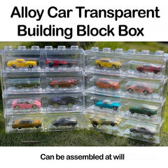 Small Car Mold Storage Box Desktop Toy Alloy Car Display Box