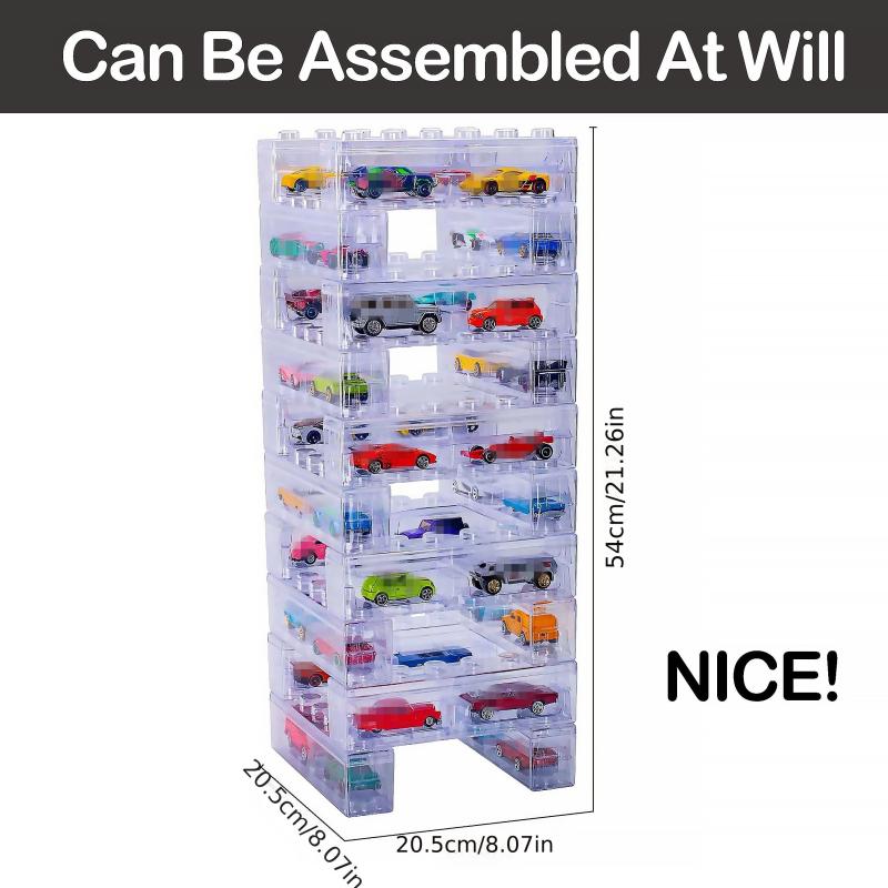 Small Car Mold Storage Box Desktop Toy Alloy Car Display Box