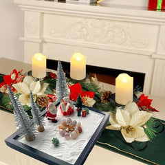 Christmas Sand Tray Decoration Set for Living Room Desktop