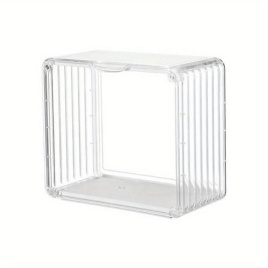 Clear Display Box Doll Display Storage Case Stackable Show Case