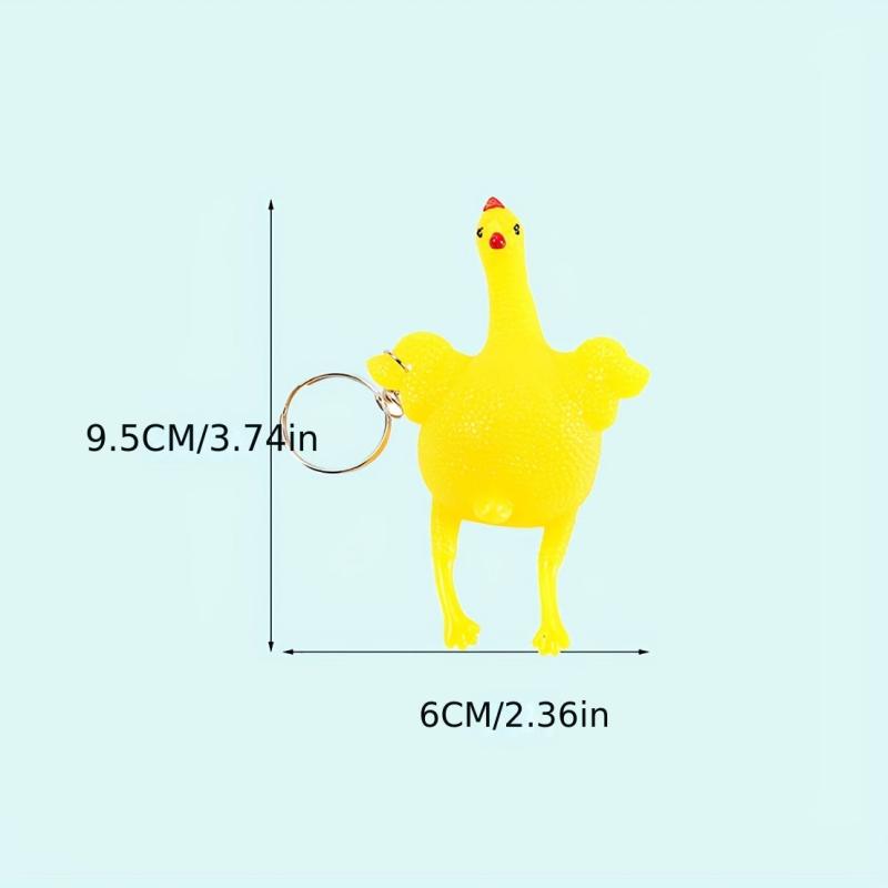 Funny Vent Chicken Egg Squeeze Toy Decompression Strange Gift