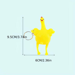 Funny Vent Chicken Egg Squeeze Toy Decompression Strange Gift