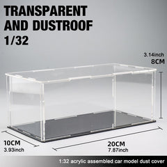 1:32 & 1:24 Alloy Car Model Display Box, Acrylic, Toy Car Ornament Storage