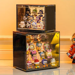Acrylic Doll Display Cabinet Dust proof Doll Hand Display Stand