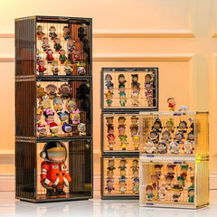 Acrylic Doll Display Cabinet Dust proof Doll Hand Display Stand