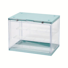 Transparent Dustproof Doll Storage Box Magnetic Absorption Storage Cabinet