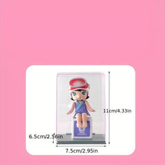 Acrylic Display Box Bubble Matt Transparent Chest Doll Hand Box
