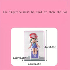 Acrylic Display Box Bubble Matt Transparent Chest Doll Hand Box