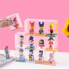 Acrylic Display Box Bubble Matt Transparent Chest Doll Hand Box