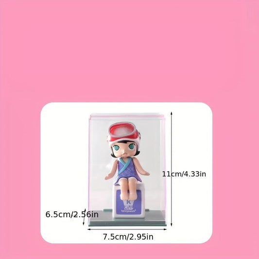 Acrylic Display Box Bubble Matt Transparent Chest Doll Hand Box