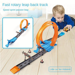 360 Rotation Racing Track Acrobatic Coaster Set for Kids Ages 3 Box Christmas