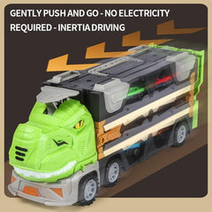 Dinosaur Transformation Ejection Truck Storage Container Car