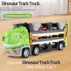 Dinosaur Transformation Ejection Truck Storage Container Car