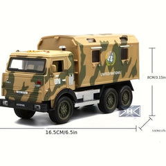32 Military Transport Vehicle Alloy Model with Sound and Light Effects