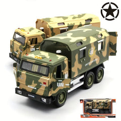 32 Military Transport Vehicle Alloy Model with Sound and Light Effects