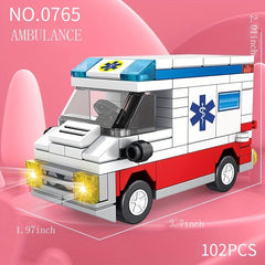 City Car Building Blocks Kids Educational Toy Gift Boys
