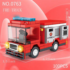 City Car Building Blocks Kids Educational Toy Gift Boys