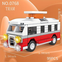 City Car Building Blocks Kids Educational Toy Gift Boys