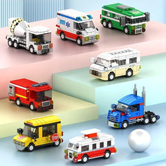 City Car Building Blocks Kids Educational Toy Gift Boys