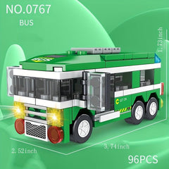 City Car Building Blocks Kids Educational Toy Gift Boys