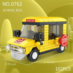 City Car Building Blocks Kids Educational Toy Gift Boys