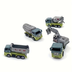 Alloy Dinosaur Car Metal Front Engineering Toy Christmas Gift