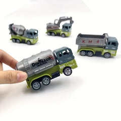 Alloy Dinosaur Car Metal Front Engineering Toy Christmas Gift