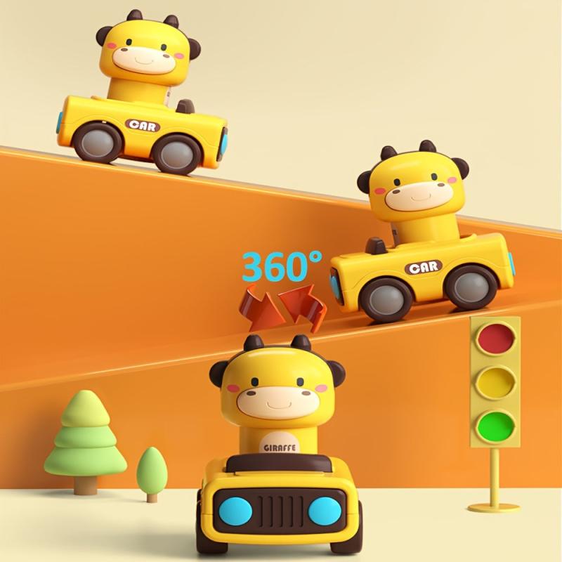 Animal Car Birthday Push Go Car Toy For Christmas Gift