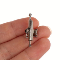 Maple Finger Skateboard Silver Nickel Plated Bridge Split Alloy Bracket
