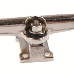 Maple Finger Skateboard Silver Nickel Plated Bridge Split Alloy Bracket