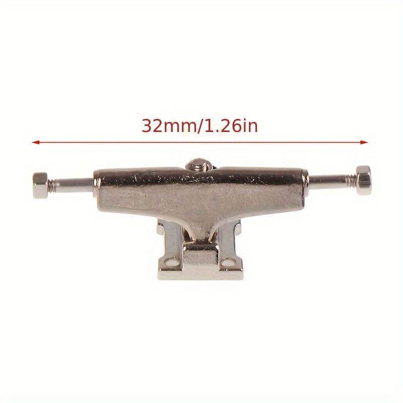 Maple Finger Skateboard Silver Nickel Plated Bridge Split Alloy Bracket