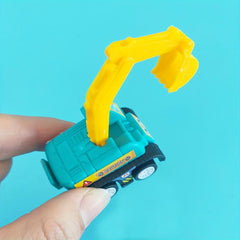 Creative Cartoon Mini Inertia Back Car Set Toy Car Bagged