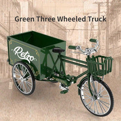 3-Wheeled Truck Alloy Model Toy Retro Nostalgic Collection Decoration Gift