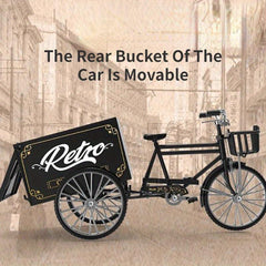 3-Wheeled Truck Alloy Model Toy Retro Nostalgic Collection Decoration Gift