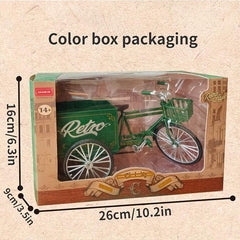 3-Wheeled Truck Alloy Model Toy Retro Nostalgic Collection Decoration Gift