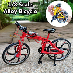 Mini Finger Bicycle Toy Alloy Mountain Bike Home Office Decoration