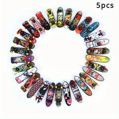 Hand Skateboard Toy Fingertip Skateboard Desktop Sliding Puzzle