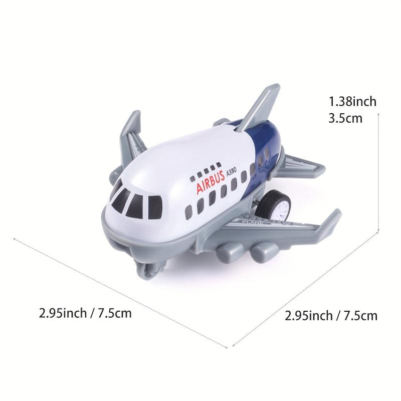 6pcs Alloy Mini Aircraft Diecast Planes, Pullback Mechanism, Jet Plane Toys