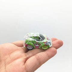 Double layer Graffiti Mini Racing Car Decoration