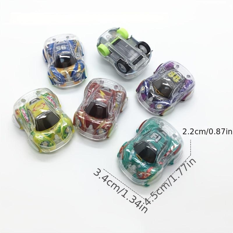 Double layer Graffiti Mini Racing Car Decoration