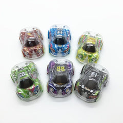 Double layer Graffiti Mini Racing Car Decoration