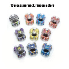 Double layer Graffiti Mini Racing Car Decoration