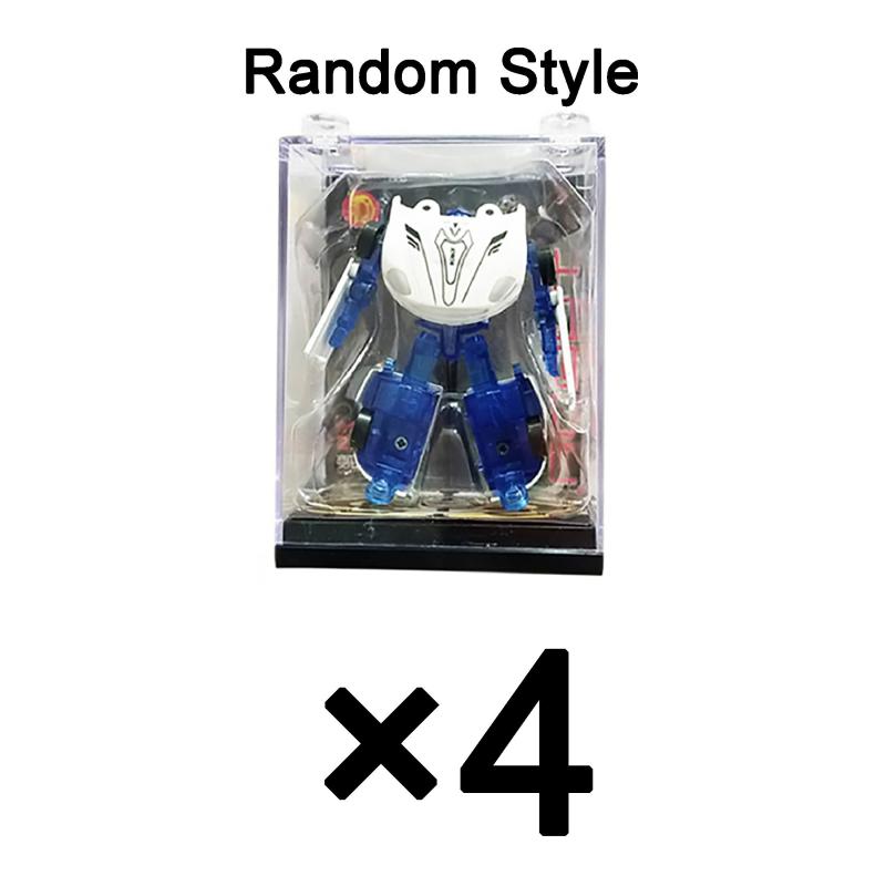 Alloy Deformation Car Model With Acrylic Display Box Metal Racing Car