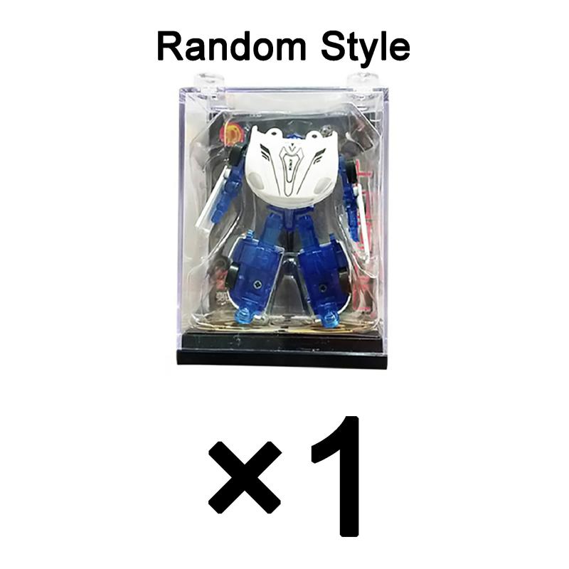 Alloy Deformation Car Model With Acrylic Display Box Metal Racing Car